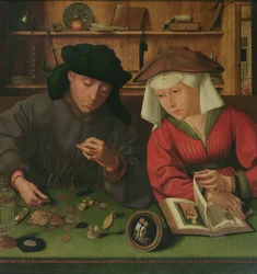 Penningutlånaren och hans hustru, 1514